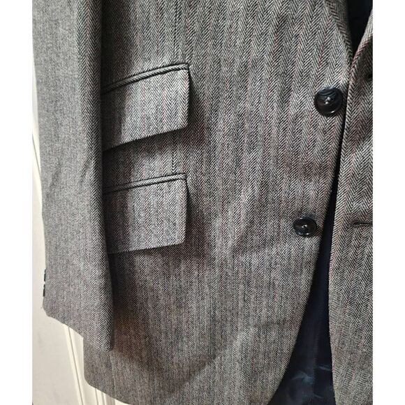 Yves Saint Laurent Mens Tweed Wool Sportcoat L - Picture 3 of 12